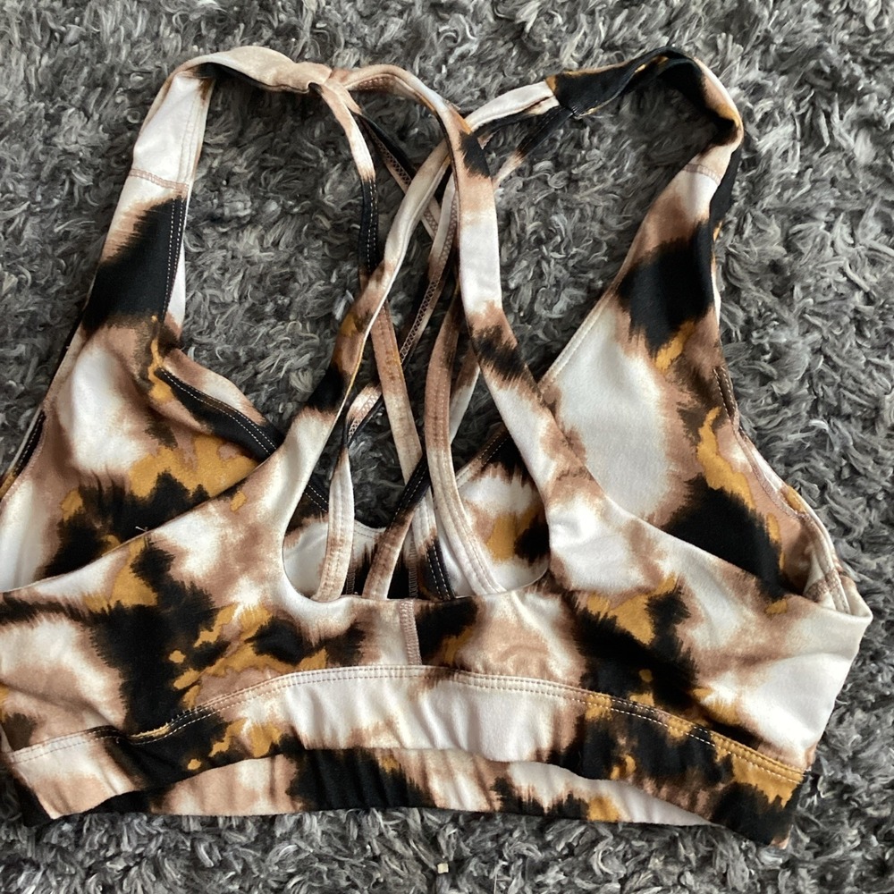 Idealogy Low Impact Sport Bra Size Small Leopard Print‎ - Picture 5 of 7